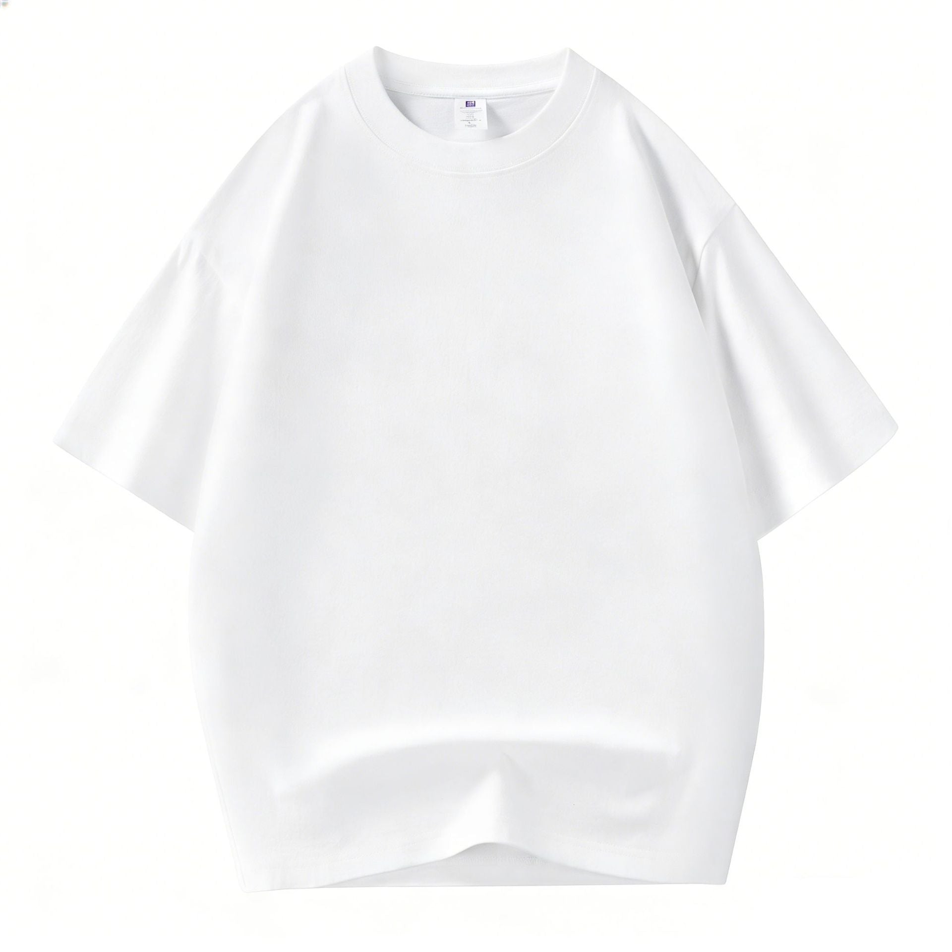 200g Pure Cotton Regular Shoulder Short Sleeve T-Shirt