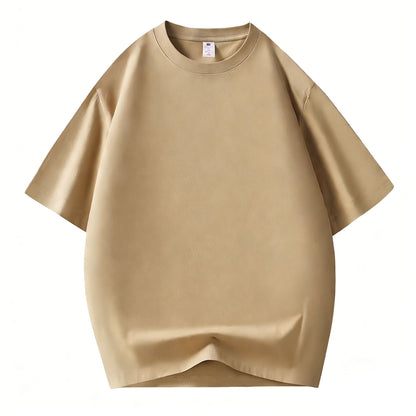 200g Pure Cotton Regular Shoulder Short Sleeve T-Shirt