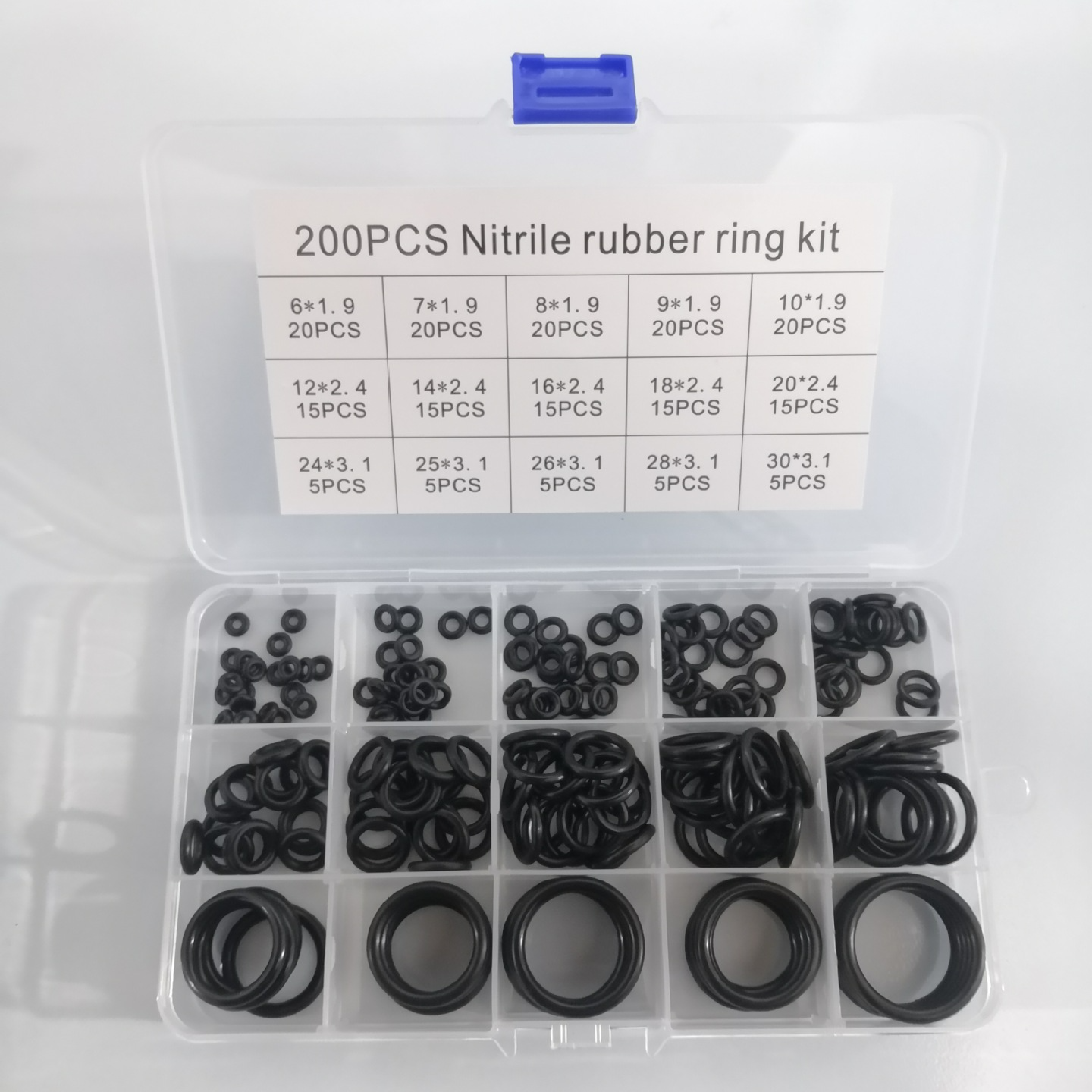 200PCs rubber ring repair Box