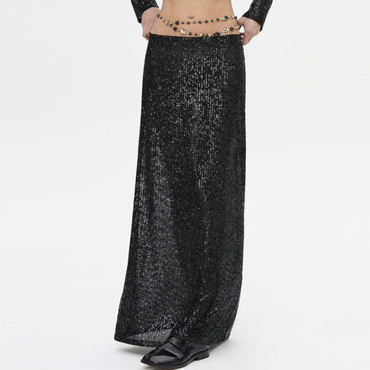 Buy High-Density Sequin Midi Skirt for Women – Social Media Hit