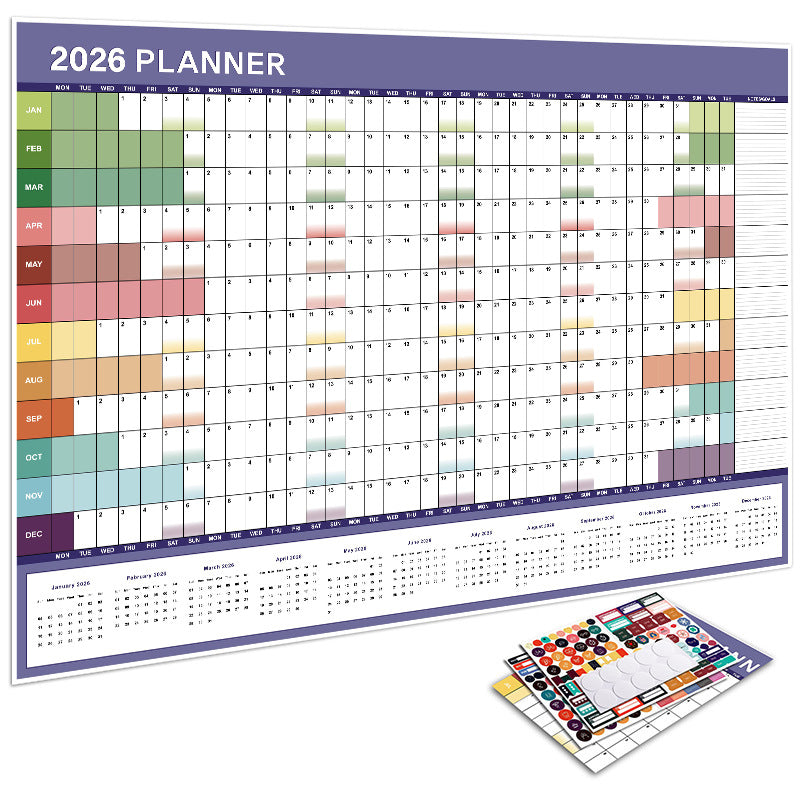 2026 Full-Year English Version Calendar