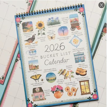 2026 Wish List Calendar
