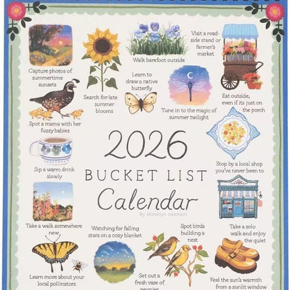 2026 Wish List Calendar