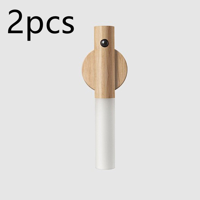 Buy Auto LED USB Magnetic Wood Motion Sensor Night Light