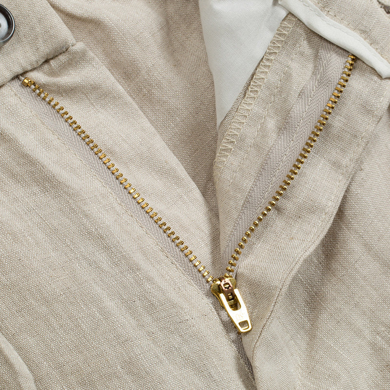 Loose-fitting Casual Linen Shorts For Men