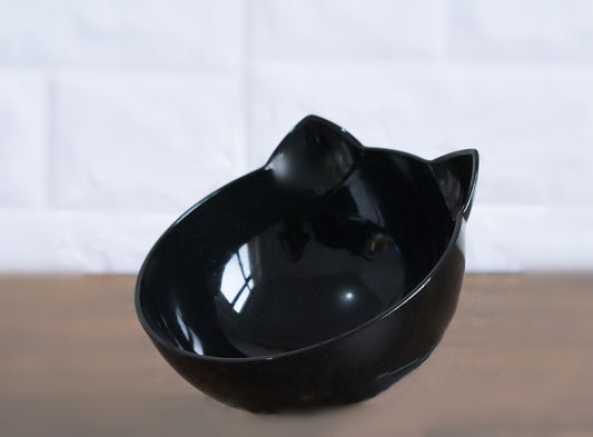 Buy Inclined Cat Bowl with Oblique Mouth – Stylish Pet Feeder