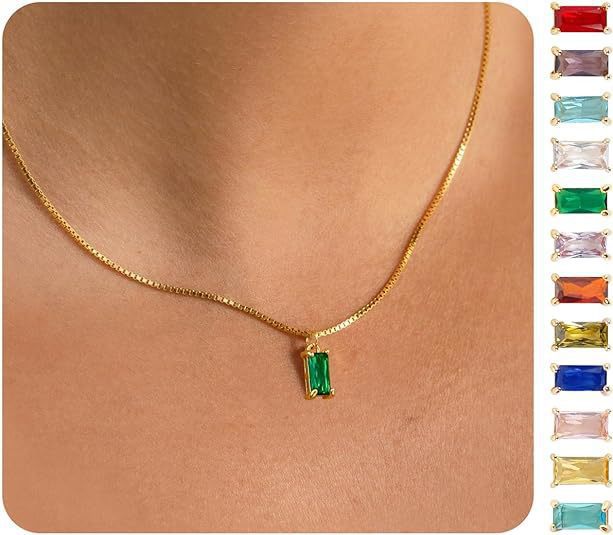 Delicate Zircon Pendant Necklace Womens Fashion Jewelry