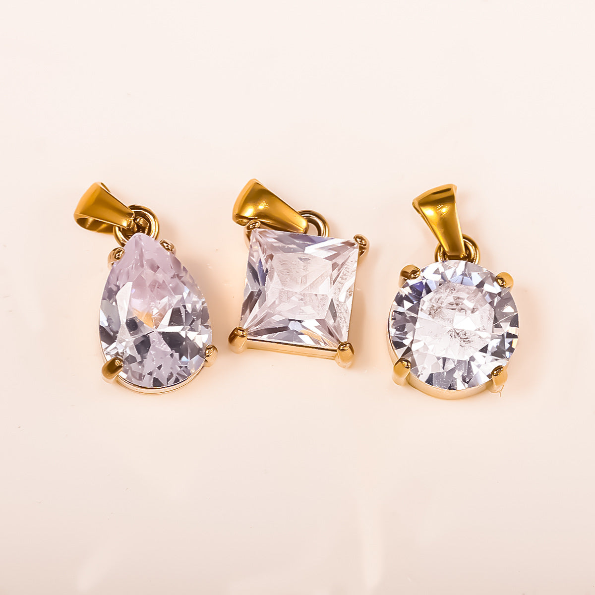 20 Carat Moissanite Pendant with Six-Prong Setting