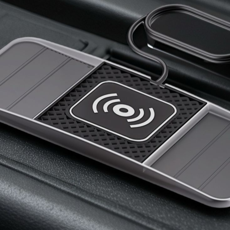 20W Universal Car Wireless Charging Pad with Anti-Slip Design