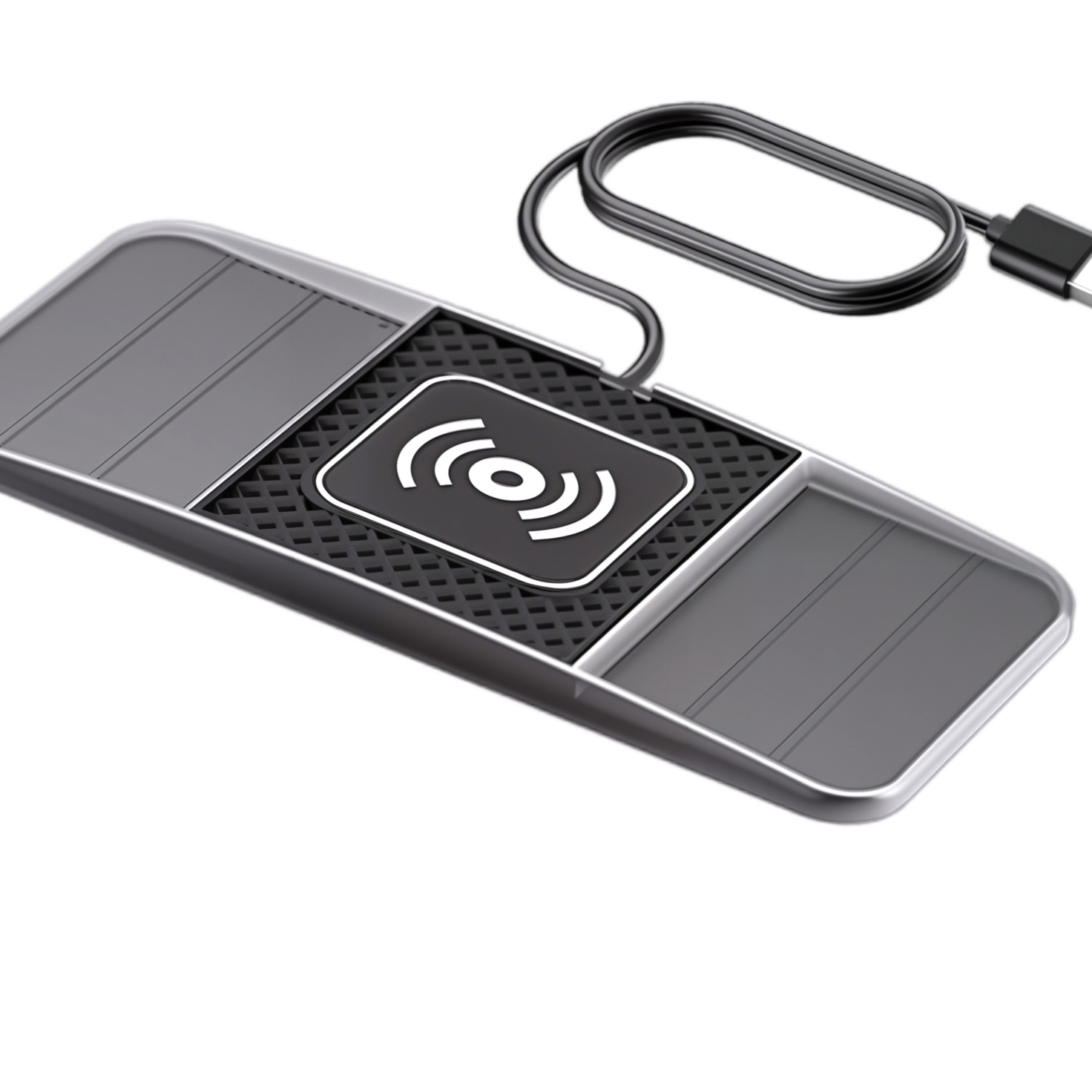20W Universal Car Wireless Charging Pad with Anti-Slip Design