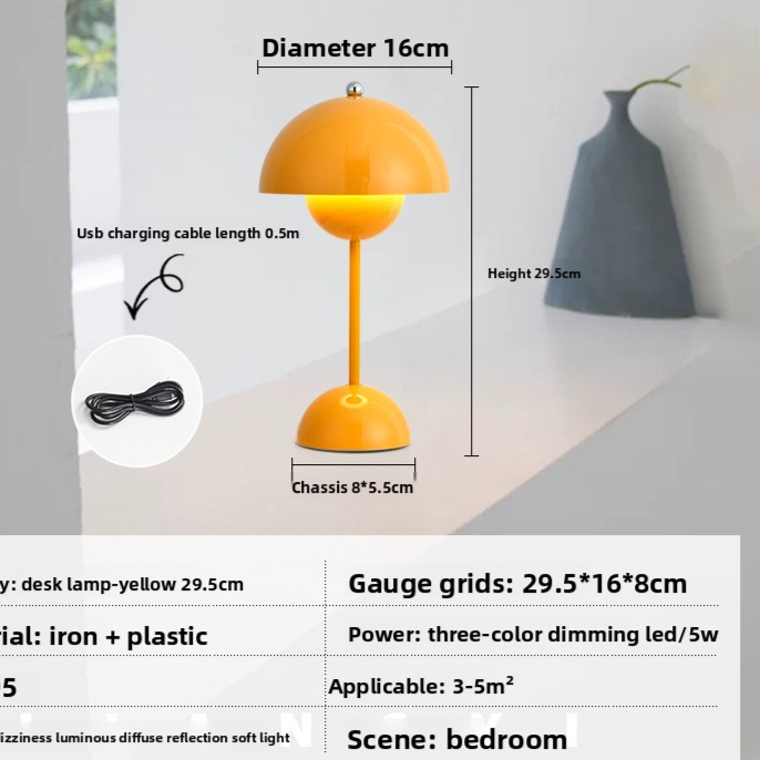LED Desk Lamp with Adjustable Study Reading Light for Office