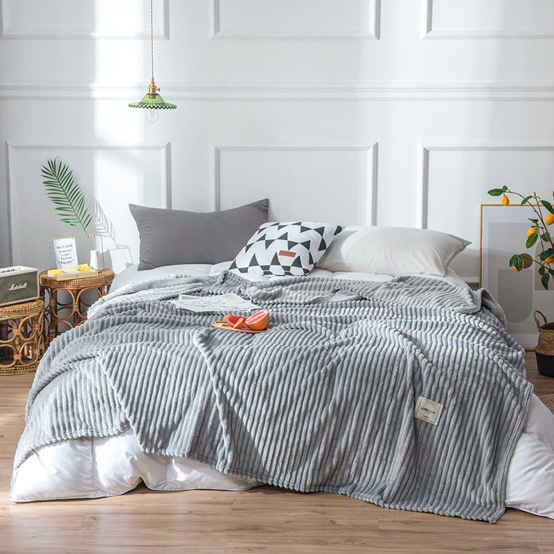 Buy First Flannel Sheets Solid Blanket Soft Warm Bedding