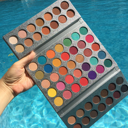 Buy 63-Color Eyeshadow Palette – Matte, Shimmer & Glitter Shades63-Color Eyeshadow Palette – Matte, Shimmer & Glitter