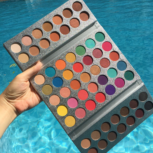 Buy 63-Color Eyeshadow Palette – Matte, Shimmer & Glitter Shades63-Color Eyeshadow Palette – Matte, Shimmer & Glitter
