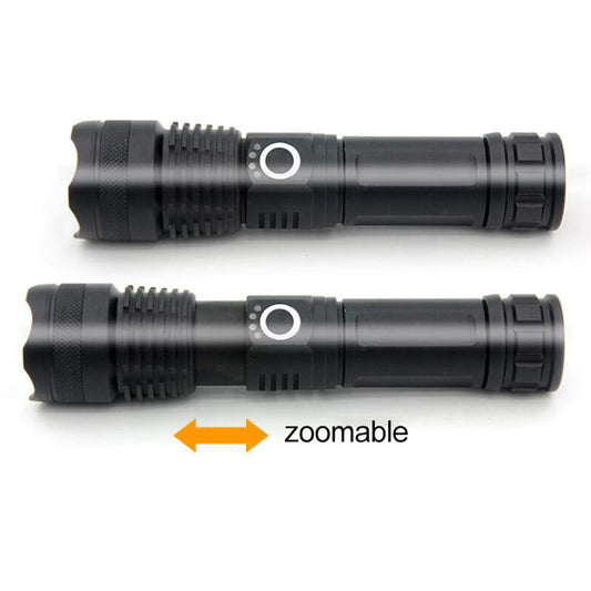 USB Charging Zoom P50 Flashlight – High Power LED Torch