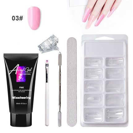 Buy Painless Extension Gel Nail Art – Quick Model Crystal Gel Set