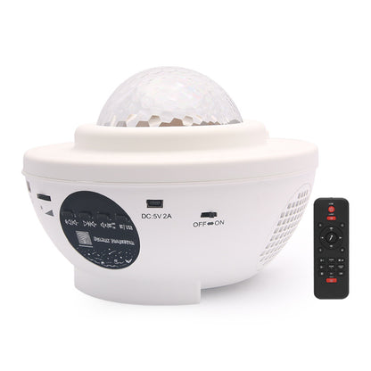 Portable LED Bluetooth Music Projector Light for Home & Party