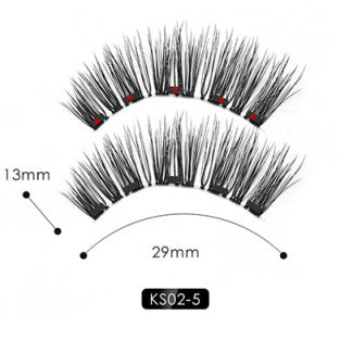 Magnetic Liquid Eyeliner with False Eyelashes and Tweezer