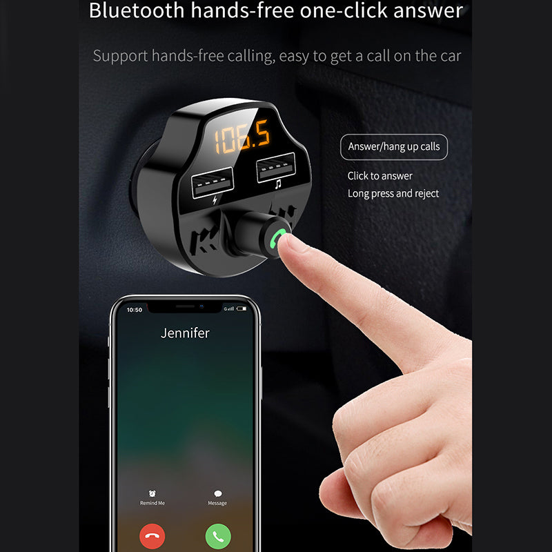 Car MP3 Bluetooth Player T66 High-Quality Audio for Vehicles