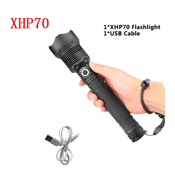 USB Charging Zoom P50 Flashlight – High Power LED Torch