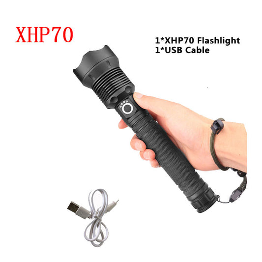USB Charging Zoom P50 Flashlight – High Power LED Torch