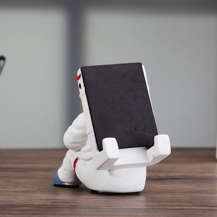 Simple Astronaut Mobile Phone Stand Cute Spaceman Holder