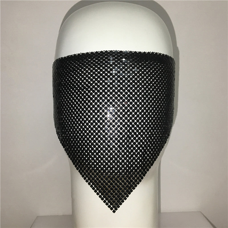 Buy Personality Trend Accessories Rhinestone Mask – Stylish Look