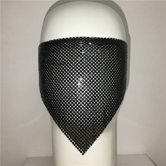 Buy Personality Trend Accessories Rhinestone Mask – Stylish Look