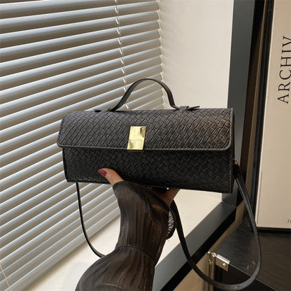 Single-Shoulder Baguette Bag for Chic Daily Styling Uses US