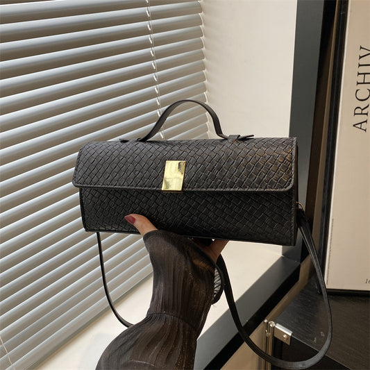 Single-Shoulder Baguette Bag for Chic Daily Styling Uses US