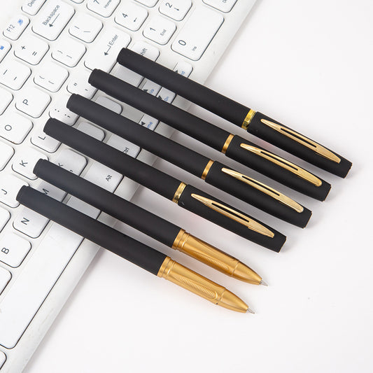 Matte Black Gel Pens Bullet Tips for Notes Journals Daily