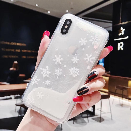 Buy Christmas Snowflakes Sands Mobile Shell for Apple iPhone