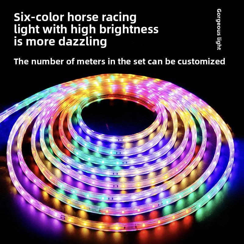 220V Multicolor LED Light Strip Set