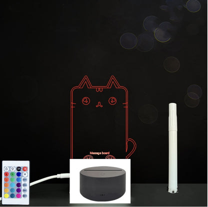 3D Acrylic Handwriting LED Message Board for Creative Decor