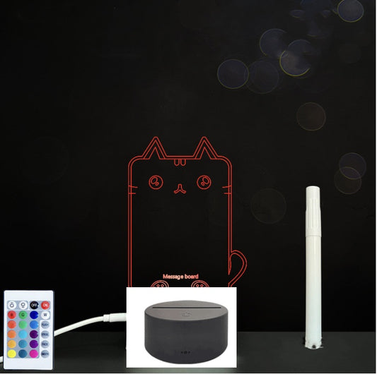 3D Acrylic Handwriting LED Message Board for Creative Decor