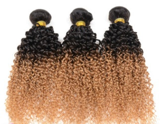 Real Human Hair Extensions Gradient Human Hair Wig for Style