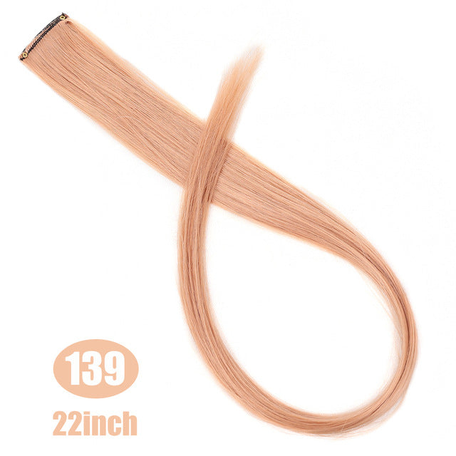 22-inch Synthetic Hair Extension Piece for Women