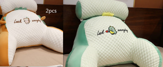 Sofa Fluffy Cushion Triangle Reading Backrest Pillow Comfort