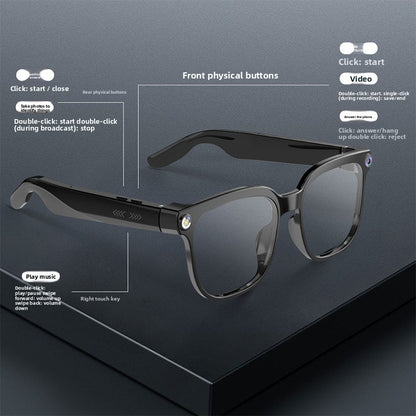 AI Smart Glasses with Camera and Bluetooth for Smart Use