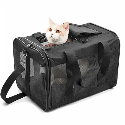 Medium Portable Breathable Dog & Cat Carrier Travel Bag