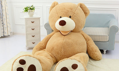 Giant Teddy Bear Plush Toy – Huge Soft Toy With Leather Shell