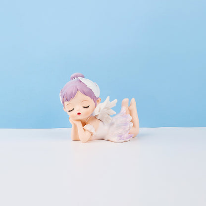 Ballerina Girl Cake Decoration Elegant Home Decor Piece