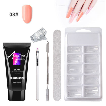 Buy Painless Extension Gel Nail Art – Quick Model Crystal Gel Set