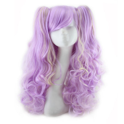Colorful Long Curly Wigs - Vibrant Shades & Natural Look