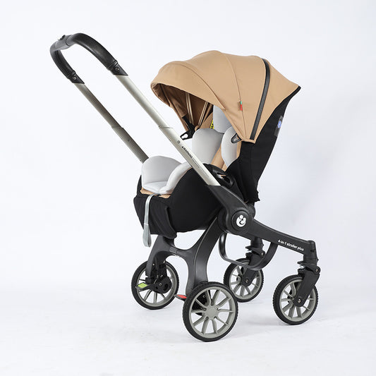 Baby Stroller with Car Seat for Safe Family Travel and Care