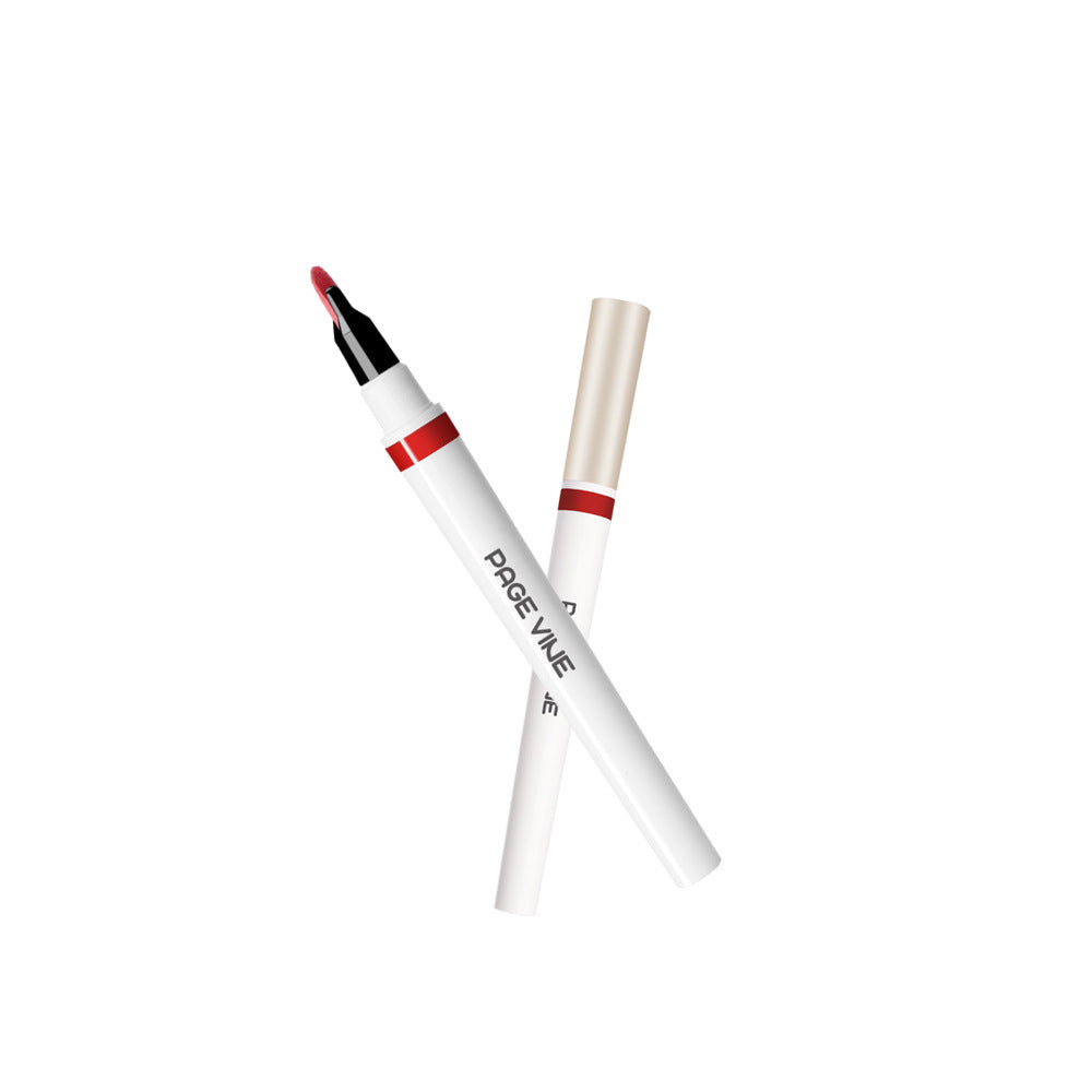 Lip Liner and Gloss Dual Set for Smooth, Long-Lasting Color