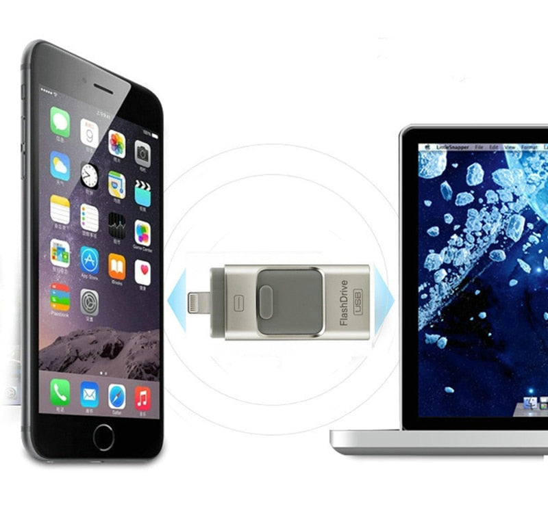 Three In One OTG USB Flash Disk – Computer & Mobile Compatible