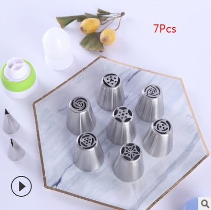 30 PCS Stainless Steel Cake Decorating Nozzle Set DIY Tool