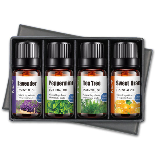 4 Sticks Essential Oil Set for Aromatherapy and Massage