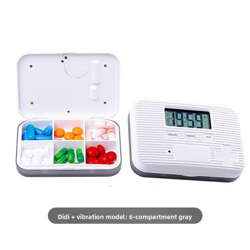 Smart Weekly Pill Organizer with Alarm Reminder Support